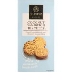 D'licious 200g Sandwich Biscuit Coconut Chocolate
