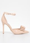 Kallie Ankle Strap Stiletto - Beige