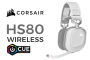 Corsair HS80 Rgb Wireless Gaming Headset - White