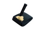 Platinum Desk Pen Stand Black