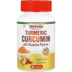 Wellvita Turmeric Curcumin Digestive Aid Herbal Remedy 60 Capsules