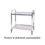 Stainless Steel Tea Trolley - 2 Tier