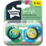 Tommee Tippee Fun Style Soother 0-6 Months 2-PACK