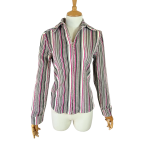 90S Striped Corduroy Shirt - S