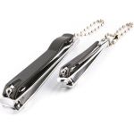 3 Swords Nail Clippers Set: Nickel Plated Black Finish Set Of 2