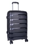 Pacific Medium 65CM Wheel Trolley Case Black