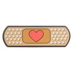 Heart Bandaid Jibbitz