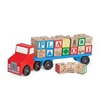 Melissa Alphabet Blocks Wooden Truck