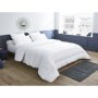 Rey& 39 S Fine Linen - Duvet Cover Set - Oxford - 100% Cotton - 200 Thread Count - White - Double