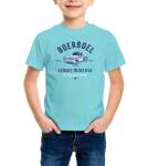 Kids Premium Cotton T-Shirt Printed Light Blue Bakkie Tee - 11 To 12