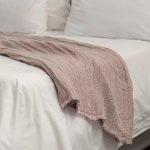 Linen Cotton Throw Blush