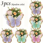 3PCS Butterfly Centerpieces Tea Favors Butterfly Table Decor For Birthday Wedding Themed Party Supplies Cheapest Items Available