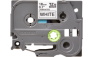 Brother 18MM Black On White Laminated Tape