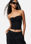 Cotton Tube Top - Black