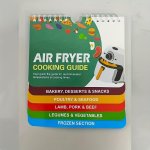 Magnetic Air Fryer Cooking Cheat Sheet Guide - Quick Reference For Air Fryer & Pressure Cooker Cook Times Temperature Chart Kitc