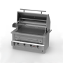 Hybrid Braai - 4 Burner With Rotisserie Dome