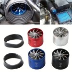 Auto Car Air Intake Turbine Refit Turbo Gas Fuel Oil Saver Fan Turbo Supercharger Turbine Fit For Air Intake Hose Diameter 65MM
