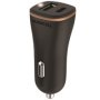 Duracell 27W USB A And Usb-c Car Charger - Black