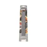 6PCS Stainless Steel Barbeque Skewers 25CM And 35CM