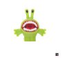 Mega Bloks Minifigure Preloved Green Chompy