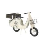 Motorcycle Design Planter Cream
