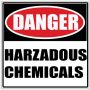 Danger Hazardous Chemicals 29X29CM SIGN-2 Pack