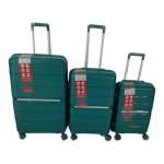 Smte Quality Luggage Suitcase Hardshell 360 Degree WHEELS-5 Piece MOOI-5-B With Keychain