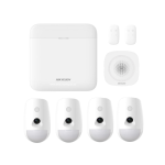 Hikvision 64 Zone Indoor Alarm Starter Kit Four Camera Passives