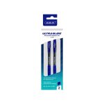 Marlin Ultra Glide Retractable Bp Pen Twinpack Blue