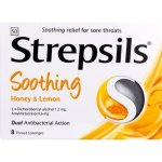 Soothing Throat Lozenges Honey & Lemon 8 Lozenges