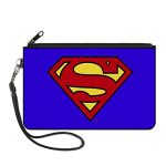 Buckle-down Womens Buckle-down Canvas Superman Coin Purse Multicolor 4.25 X 3.25 Us