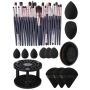 33-PIECE Professional Makeup Kit - Black