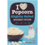 Popme Slightly Salted Flavoured Microwave Popcorn 340G