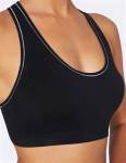 Boody Active Racer Back Bra - Black - L