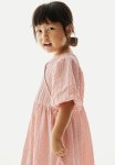 Puff-sleeved Dress - Pink