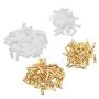 Waterproof Butt Connectors 200PCS Cold Crimp Insulated Terminals