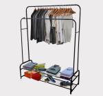 Heavy Duty Double Pole Clothing Rack