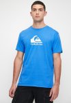 Quiksilver Corp Logo Ss - White Logo & Nebulas Blue