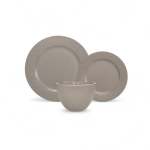 12 Piece Honeycomb Dinner Set Beige