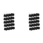 20 Pieces MINI A-shaped Pvc Blackboards With White Chalk Markers