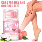 40G Peach Foot Balm Moisturizer With Coconut Oil Hydrating Foot Balm For Dry Cracked Feet - Foot Care For Women And Men