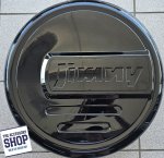 Suzuki Jimny Spare Wheel Cover. Gloss Black Plastic 3 Or 5 Door Fits Standard Wheel Size