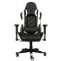 Racer Recliner Gamers Chair - White