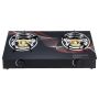 Portable Glass Panel Two Burner Gas Stove