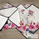 Hooded Towel Purple Flower Ellie Elephant