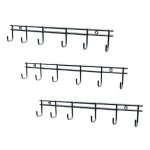 Lifespace Braai Utility Rack - 6 Hooks - Chrome Plated Mild Steel - 3 Pack