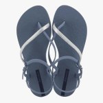 Ladies Elegant Sandal Blue Silver - 8