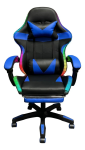 Fine Living Cosmic LED Lights Gaming Chair - Blue