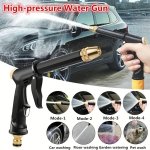 Upgraded Heavy-duty High-pressure Car Wash Spray Gun With Copper-coated Nozzle - Versatile Garden Hose Sprayer For Efficient Veh
