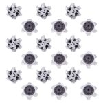 18 Pcs Rubber Shoe Spikes Universal Soft Replacement Studs Anti Slip Rubber Spikes Compatible With All Standard Screw Fit Shoes